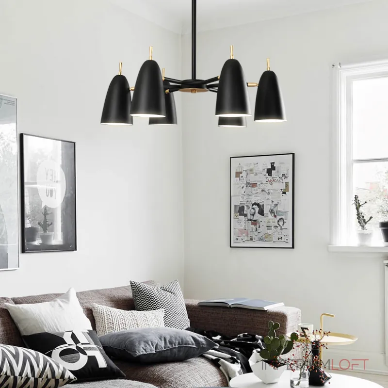 Люстра на штанге PINNACLE D70 Pink от ImperiumLoft