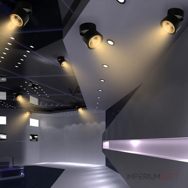 Потолочный светильник AGENDA black+gold 10W от ImperiumLoft Потолочный светильник AGENDA black+gold 10W от ImperiumLoft