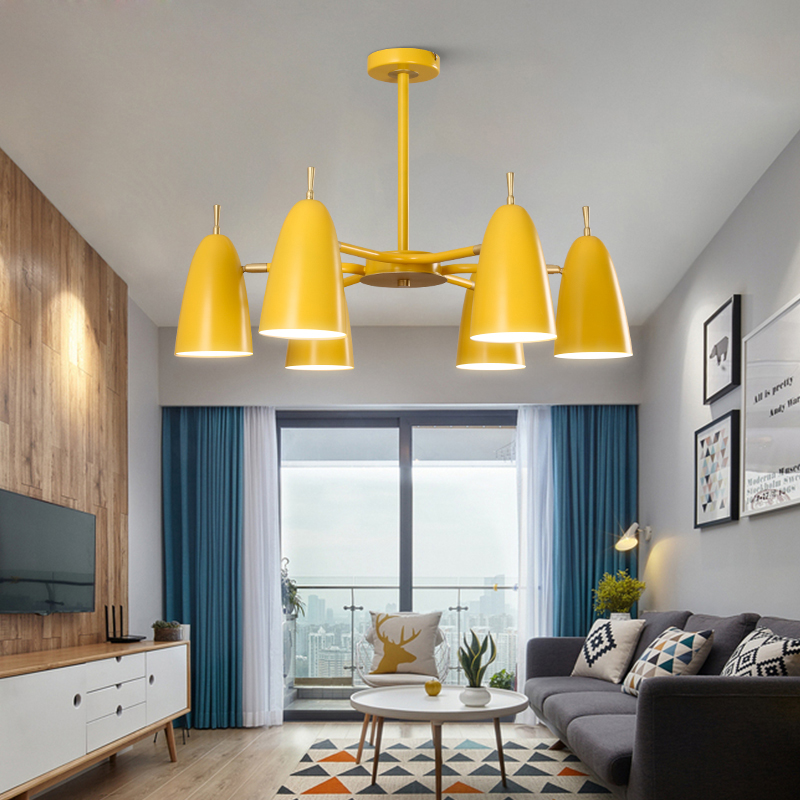 Люстра на штанге PINNACLE D70 Pink от ImperiumLoft