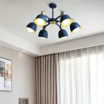 Люстра на штанге ROLLA 3 Gray