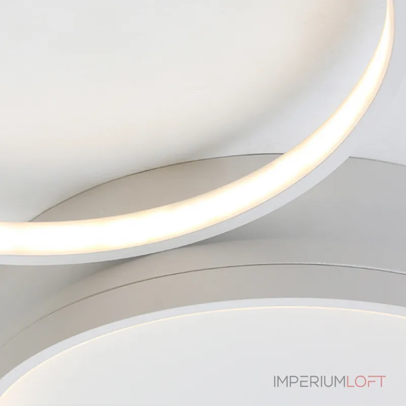 Потолочный светильник TWINE 5 rings White