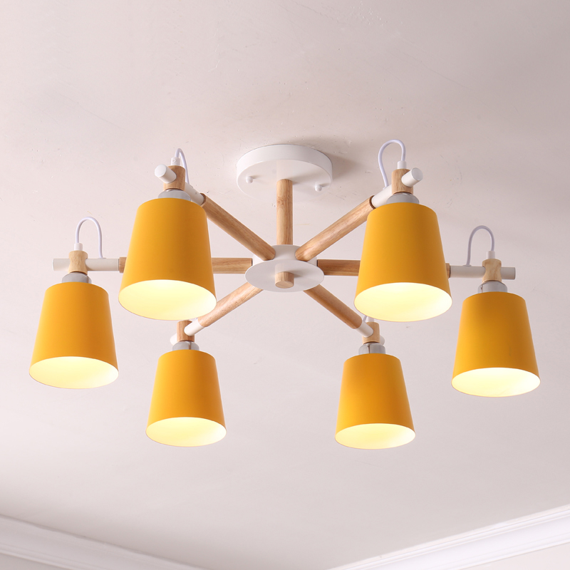 Потолочная люстра VARDA 6 lamps Yellow Потолочная люстра VARDA 6 lamps Yellow