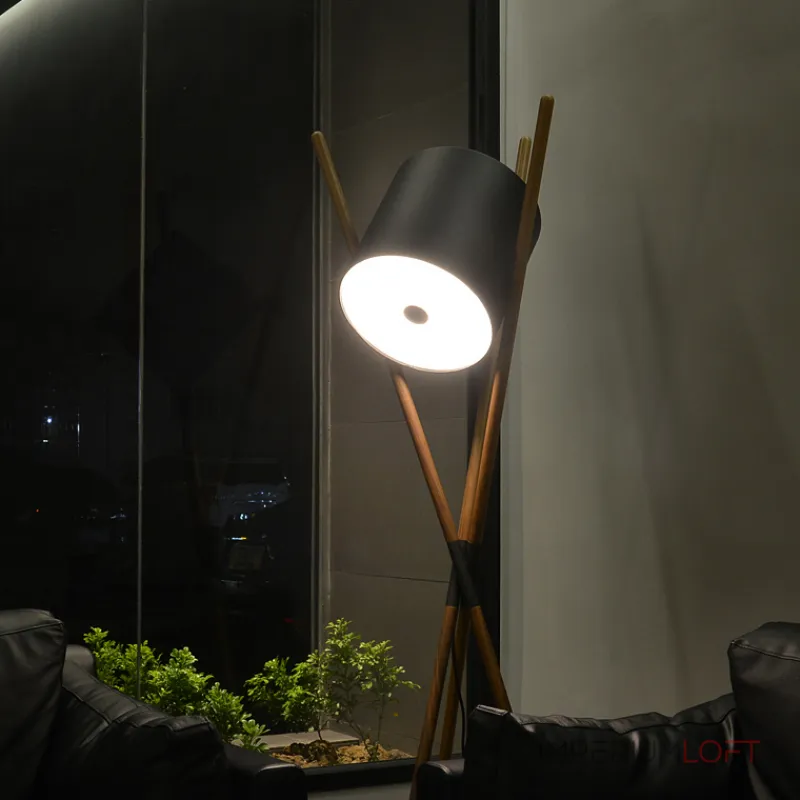 Торшер SHIFT LAMP Dark Brown White от ImperiumLoft