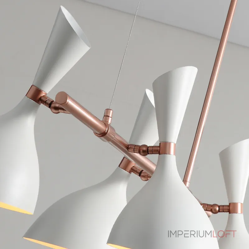 Подвесной реечный светильник TRUMPET LINE L85 White от ImperiumLoft Подвесной реечный светильник TRUMPET LINE L85 White от ImperiumLoft