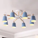 Потолочная люстра VARDA 8 lamps Blue