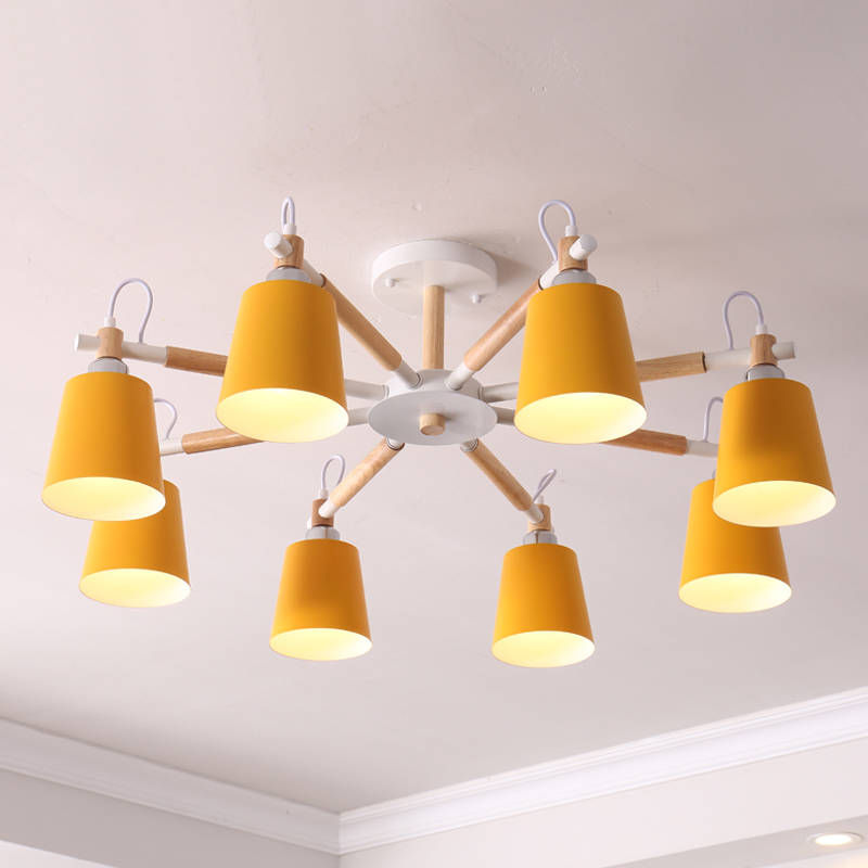 Потолочная люстра VARDA 8 lamps Yellow Потолочная люстра VARDA 8 lamps Yellow
