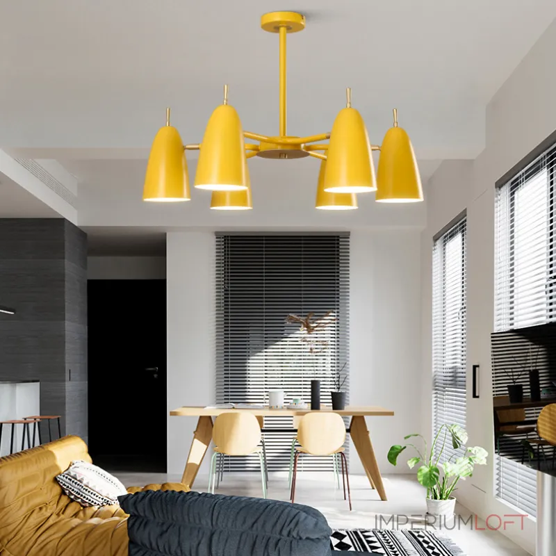 Люстра на штанге PINNACLE D70 Pink от ImperiumLoft