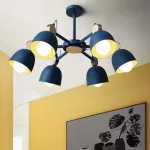 Люстра на штанге ROLLA 3 Gray