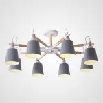 Потолочная люстра VARDA 8 lamps Grey