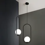 Подвесной светильник Matthew McCormick hoop 50 Silver MILA Pendant от ImperiumLoft