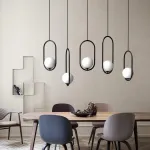 Подвесной светильник Matthew McCormick hoop 50 Silver MILA Pendant от ImperiumLoft