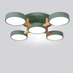 Потолочная люстра JOIST 5 Green от ImperiumLoft