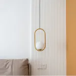 Подвесной светильник Matthew McCormick hoop 50 Silver MILA Pendant от ImperiumLoft