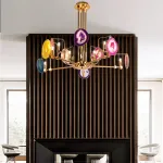 Люстра на штанге AGATE 4 Multicolored 10 от ImperiumLoft