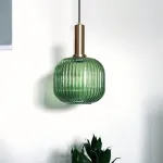 Подвесной светильник Ferm Living chinese lantern A Brass / Green от ImperiumLoft