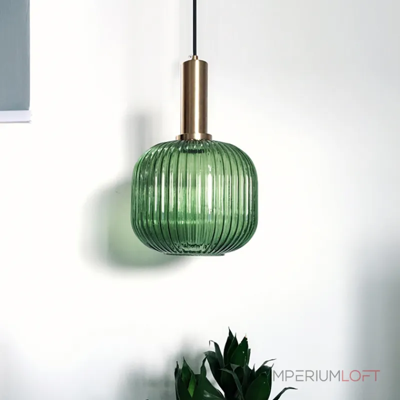 Подвесной светильник Ferm Living chinese lantern A Brass / Green от ImperiumLoft