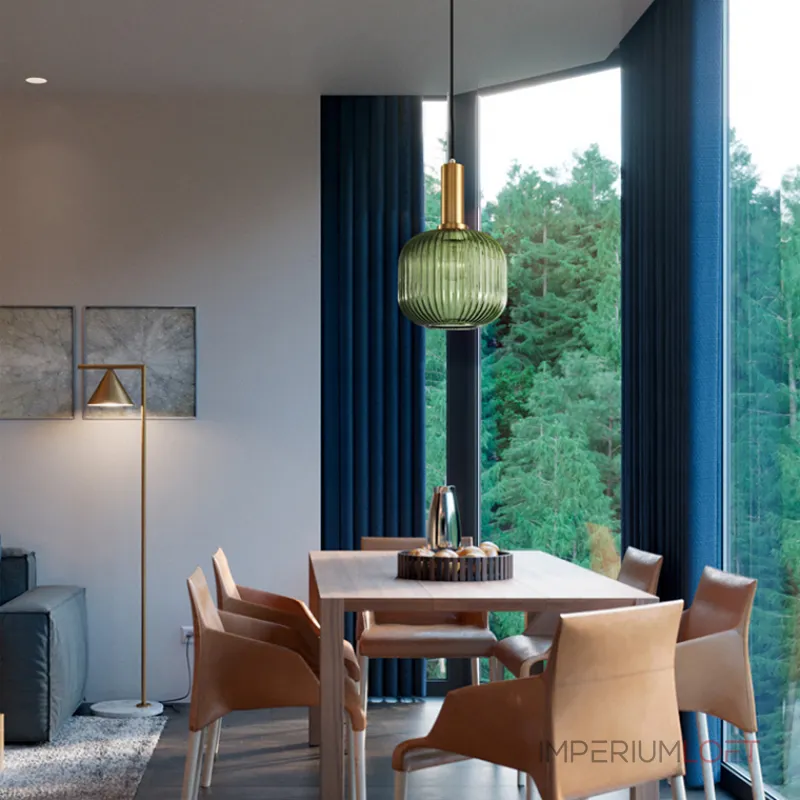 Подвесной светильник Ferm Living chinese lantern A Brass / Green от ImperiumLoft