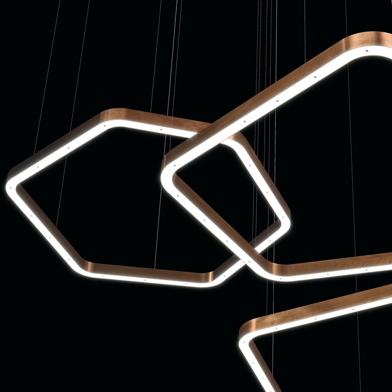 Подвесной кольцевой светильник PENTAGON D70 от ImperiumLoft Подвесной кольцевой светильник PENTAGON D70 от ImperiumLoft