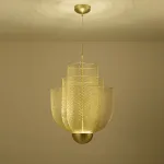 Подвесная люстра MESHMATICA D60 Gold от ImperiumLoft