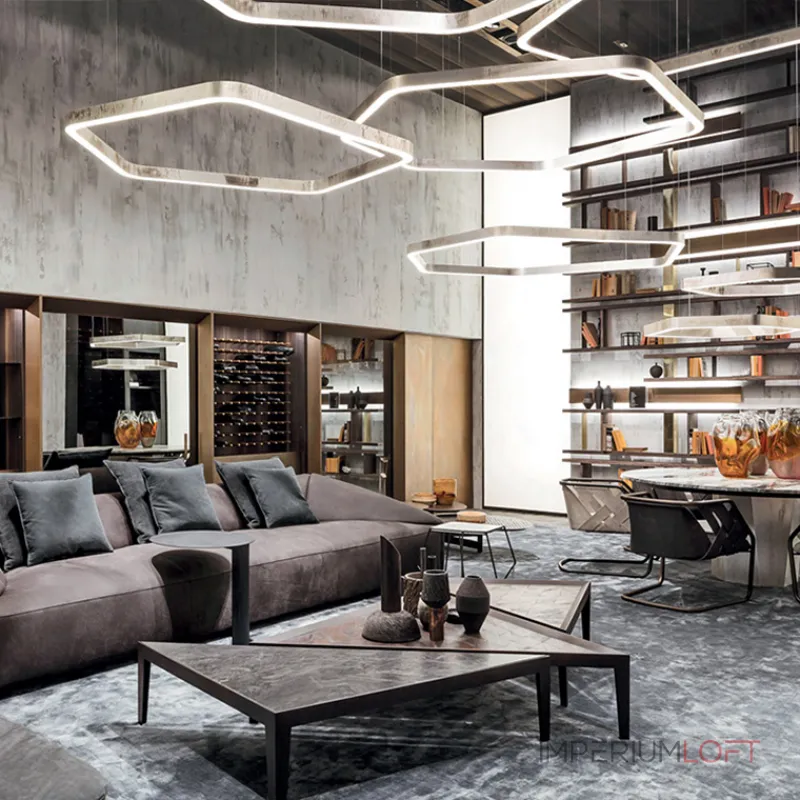 Подвесной кольцевой светильник PENTAGON D70 от ImperiumLoft Подвесной кольцевой светильник PENTAGON D70 от ImperiumLoft