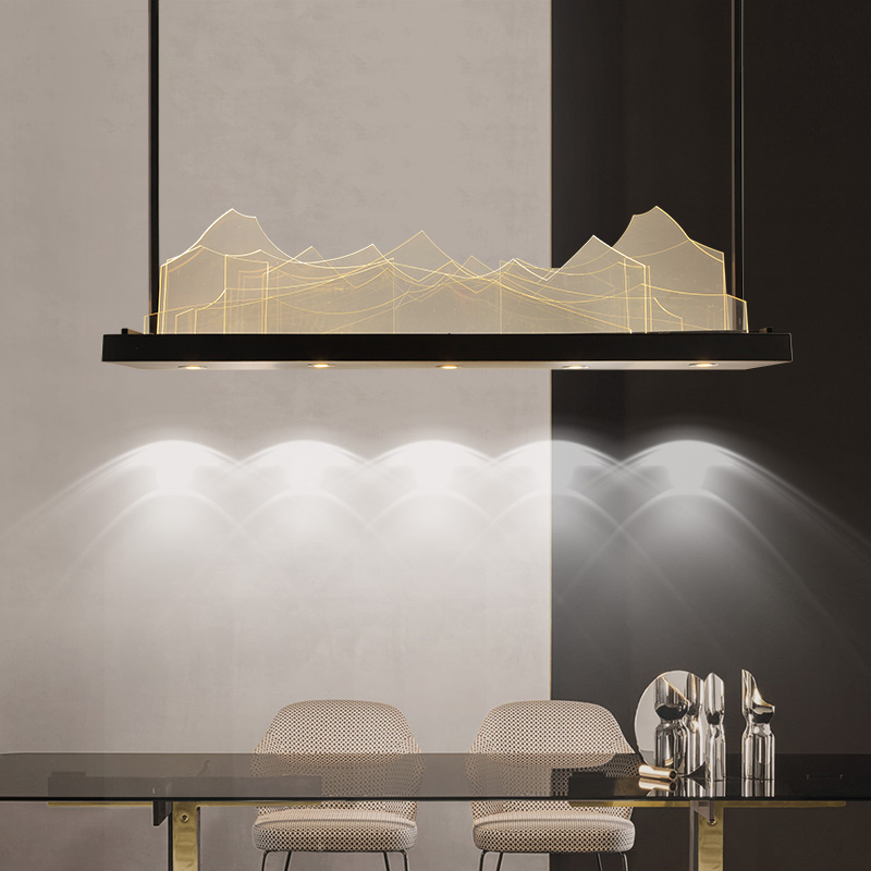 Подвесной реечный светильник MOUNT L150 от ImperiumLoft