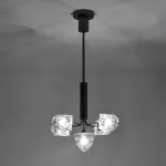 Люстра на штанге ICE 9 lamps Gold от ImperiumLoft