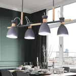 Подвесной реечный светильник TRIF WOOD LONG White от ImperiumLoft