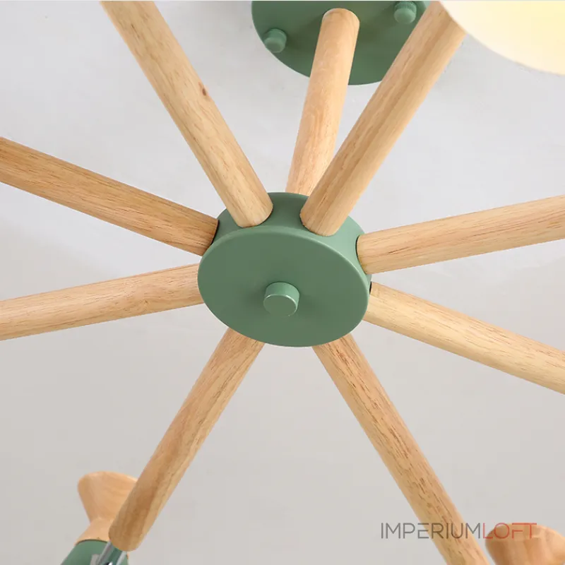 Потолочная люстра OLA D60,5 Green, Gray, White