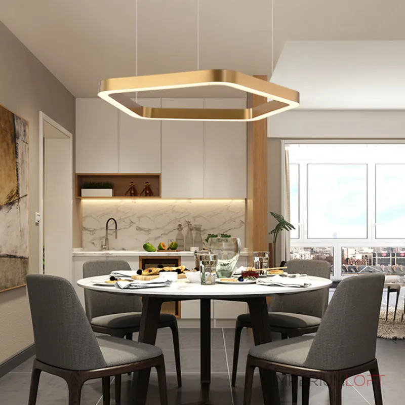 Подвесной кольцевой светильник PENTAGON D70 от ImperiumLoft Подвесной кольцевой светильник PENTAGON D70 от ImperiumLoft