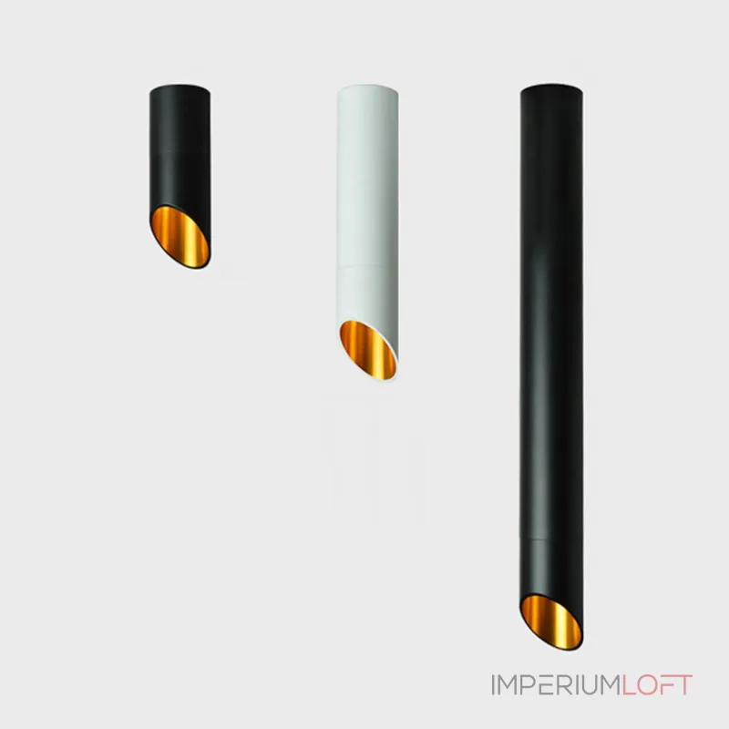 Потолочный светильник 45° lamps by Via H60 Black от ImperiumLoft