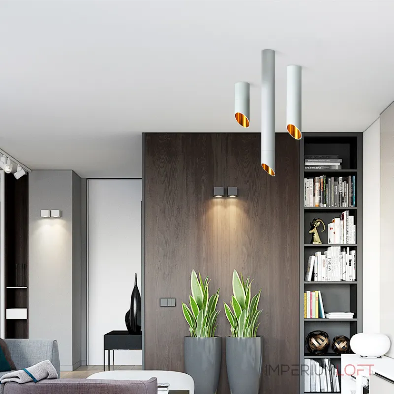 Потолочный светильник 45° lamps by Via H60 Black от ImperiumLoft