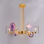 Люстра на штанге AGATE 4 Purple 6 от ImperiumLoft