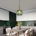 Подвесной светильник Ferm Living chinese lantern A Brass / Green от ImperiumLoft