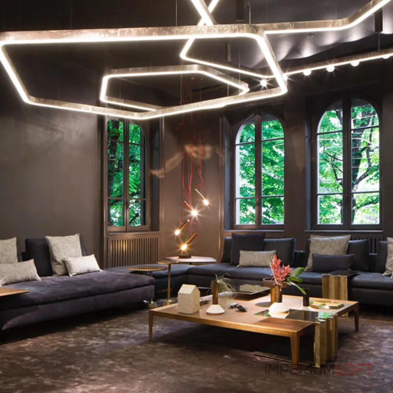 Подвесной кольцевой светильник PENTAGON D70 от ImperiumLoft Подвесной кольцевой светильник PENTAGON D70 от ImperiumLoft