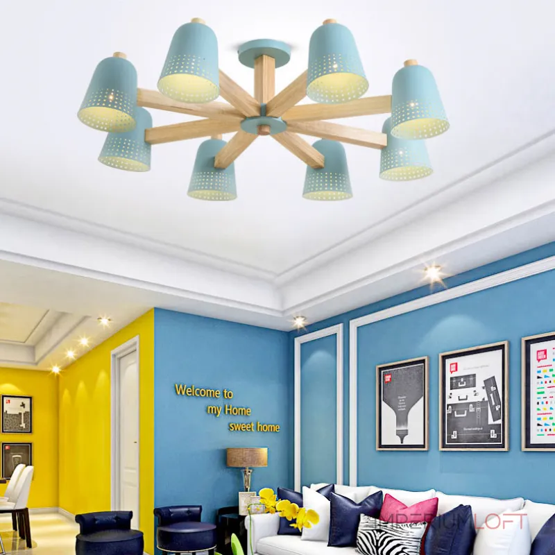 Потолочная люстра TRACERY 8 lamps