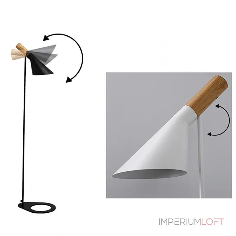 Торшер AJ Floor by Arne Jacobsen for Louis Poulsen White от ImperiumLoft Торшер AJ Floor by Arne Jacobsen for Louis Poulsen White от ImperiumLoft