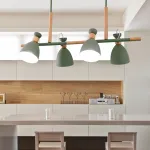 Подвесной реечный светильник TRIF WOOD LONG White от ImperiumLoft