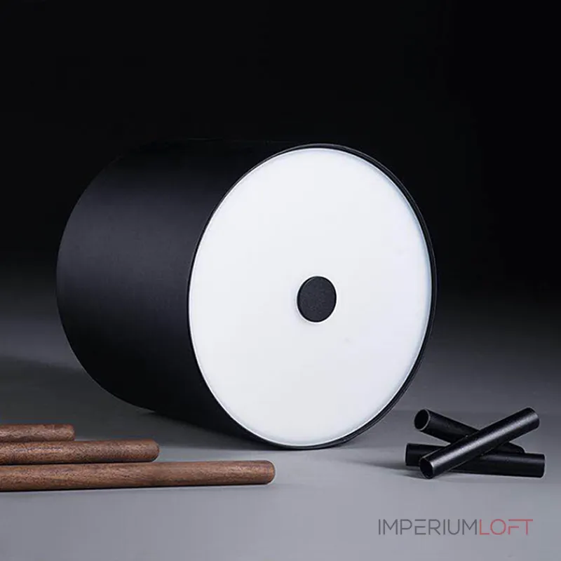 Настольная лампа SHIFT LAMP Dark Brown White от ImperiumLoft