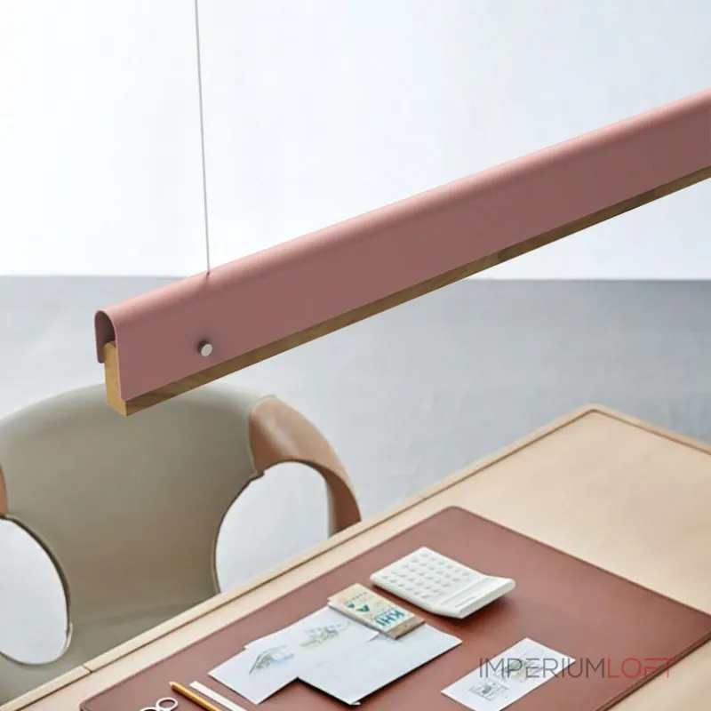 РЕЕЧНЫЙ ПОДВЕСНОЙ СВЕТИЛЬНИК BOOK 3 L90 Pink от ImperiumLoft