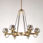 Подвесная люстра MONTALEMBERT by Studios 8 lamps Gold/Smoky