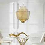 Подвесная люстра MESHMATICA D60 Gold от ImperiumLoft