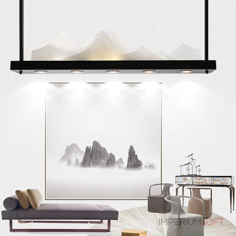 Подвесной реечный светильник MOUNT L150 от ImperiumLoft