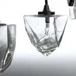 Люстра на штанге ICE 9 lamps Gold от ImperiumLoft