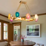 Люстра на штанге AGATE 4 Multicolored 10 от ImperiumLoft