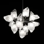 Люстра на штанге ICE 9 lamps Gold от ImperiumLoft