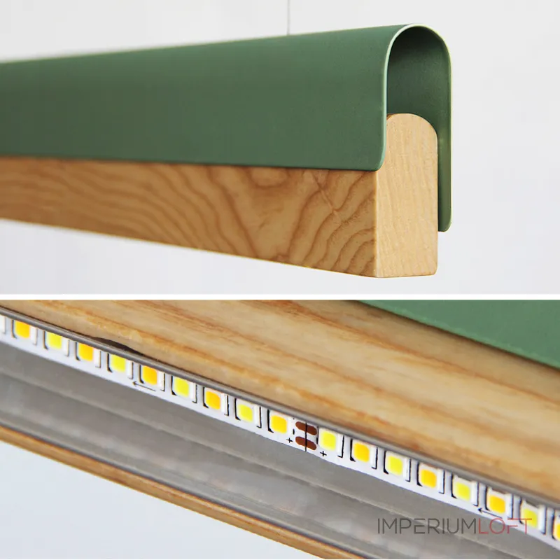 РЕЕЧНЫЙ ПОДВЕСНОЙ СВЕТИЛЬНИК BOOK 3 L90 Pink от ImperiumLoft