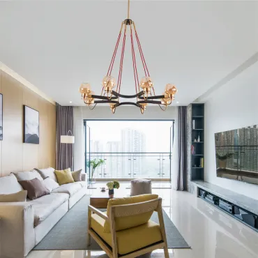 Подвесная люстра MONTALEMBERT by Studios 8 lamps Black/Amber