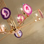 Люстра на штанге AGATE 4 Multicolored 10 от ImperiumLoft