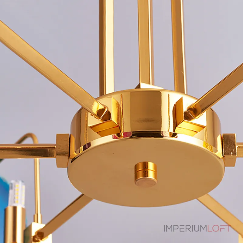 Люстра на штанге AGATE 4 Multicolored 10 от ImperiumLoft