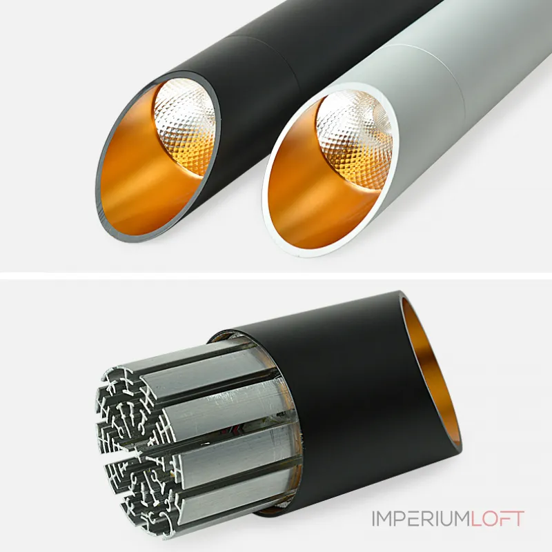 Потолочный светильник 45° lamps by Via H60 Black от ImperiumLoft